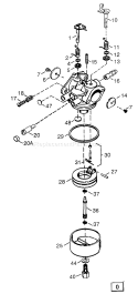 Part Location Diagram of 631970 Briggs and Stratton Throttle Return Spring
